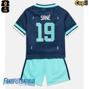 Germania Leroy Sane #19 Echipament de Fotbal Replică Mondial 2026 Copii Deplasare (+ Șorturi)